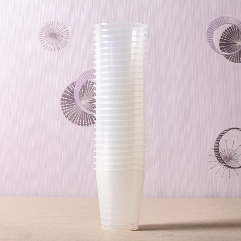 25개 롯데 이라이프 다회용 자판기컵 190ml PP 물컵