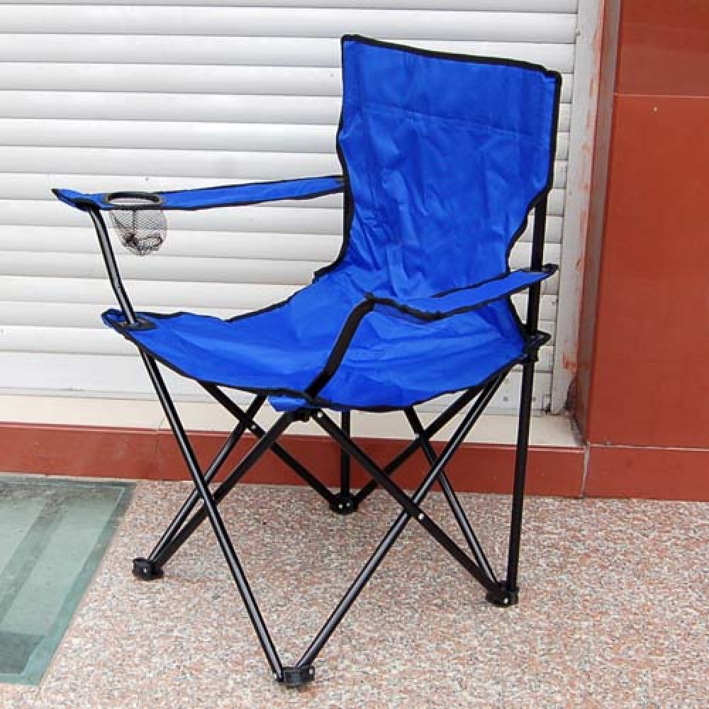 Oce 캠핑 컵홀더 등받이 팔걸이 의자 야외의자 낚시의자 등산 수납형 의자
