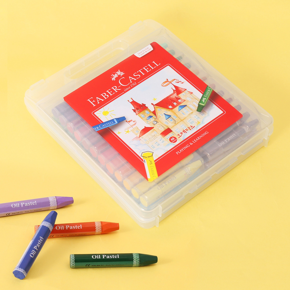Oce 독일 48색 크레파스 굵은 색연필 어린이 색칠 도구 크래용