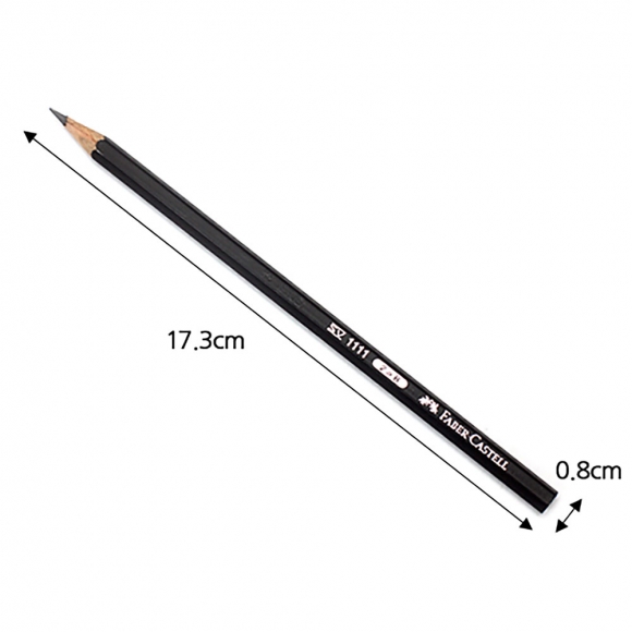 12p 블랙파버 B 연필