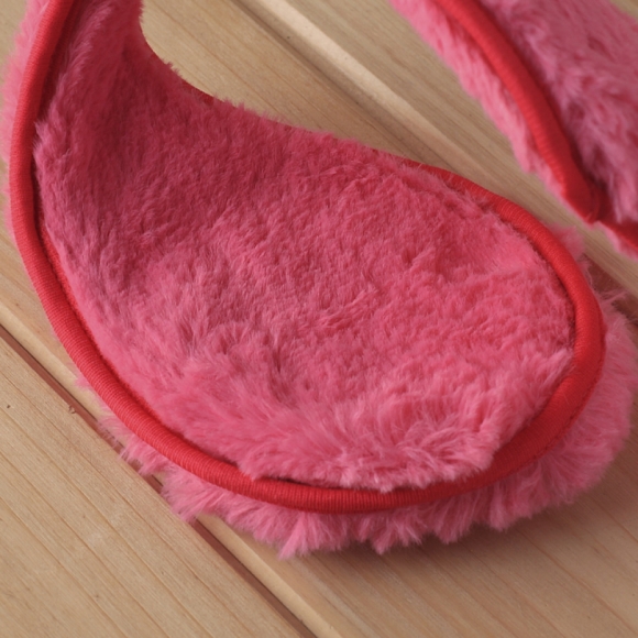 양면털 방한 귀마개(핑크)