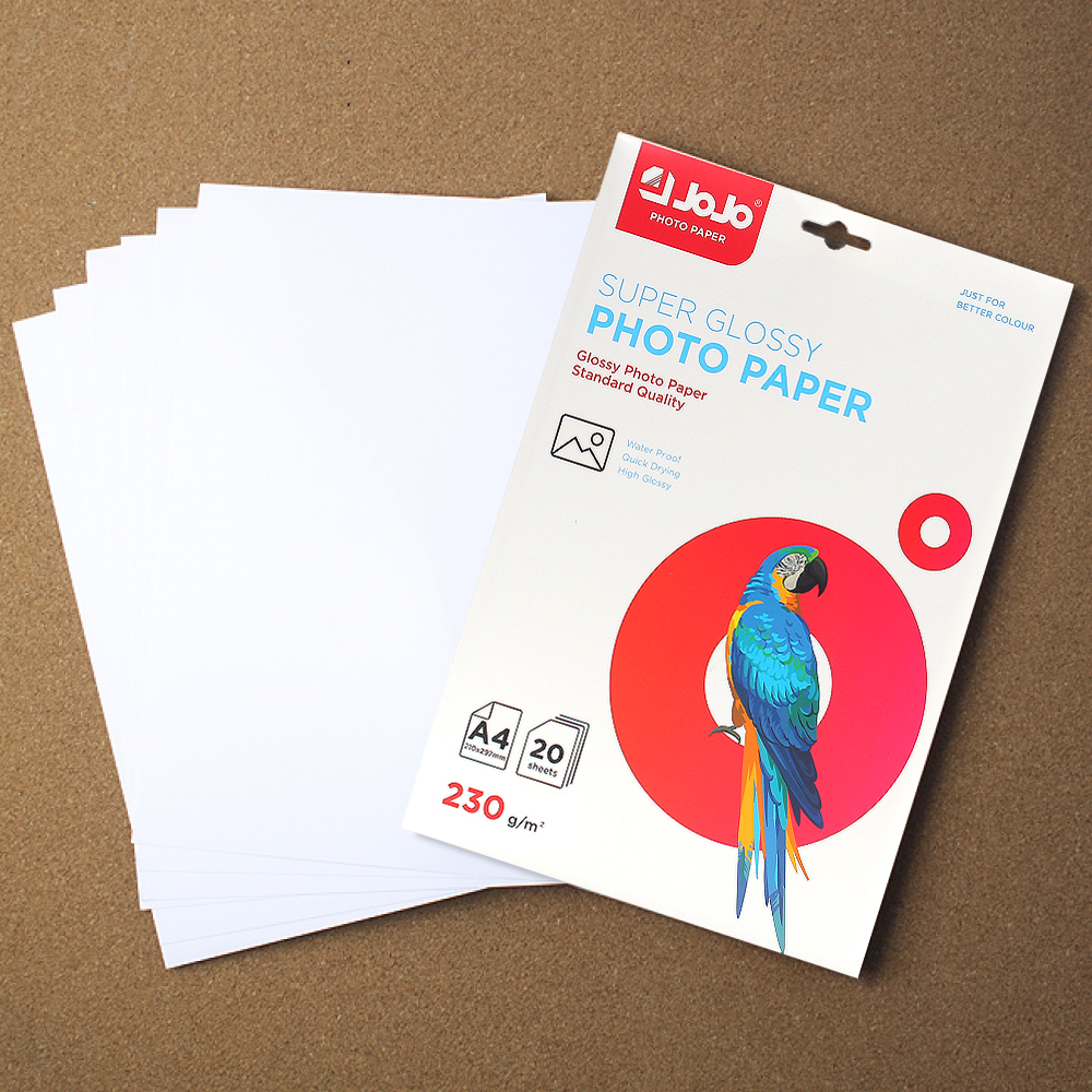 Oce 컬러프린터 인화지 포토 페이퍼 A4-20매 230g 광택 코팅 종이 photographic paper 감광지