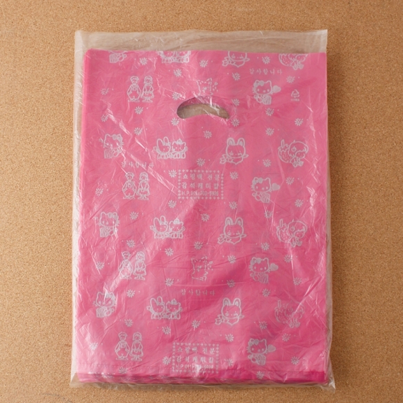 100p 양장비닐봉투(핑크)(27)