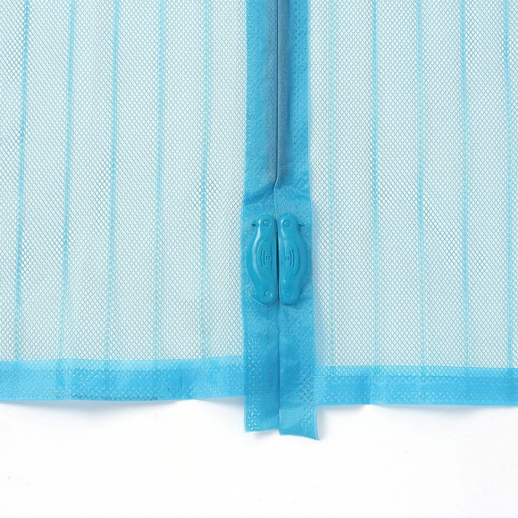 [리빙피스] 마그네틱 문 모기장(블루) (100cm)
