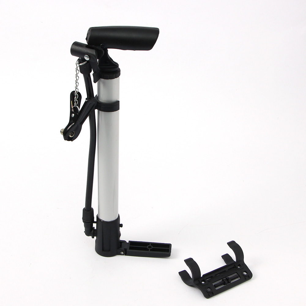 2노즐 자전거 장착 에어펌프 공기 주입기 휴대용 공기 펌프 손펌프 던롭 슈레더