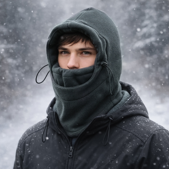 방한 마스크 넥워머 바라클라바(그레이) (남성용)