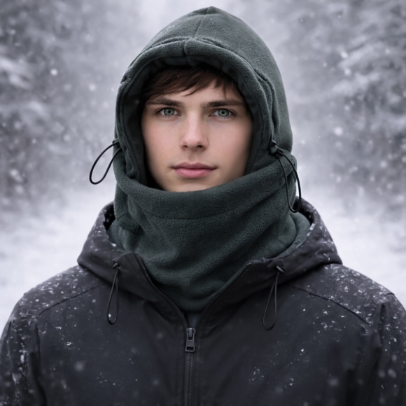 방한 마스크 넥워머 바라클라바(그레이) (남성용)