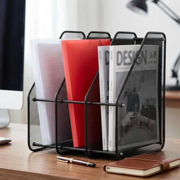 고급 철제 3칸 문서보관 파일박스