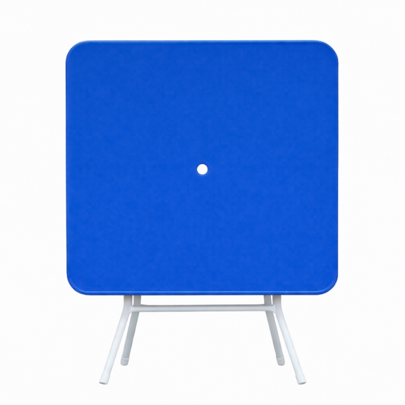 사각 접이식 테이블(블루) (75cm)