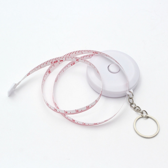 화이트 원형 줄자(1.5m)