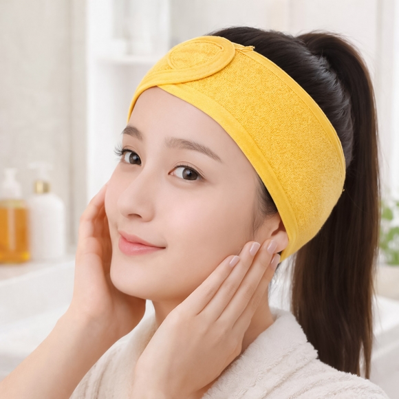 극세사 메이크업 샤워 헤어밴드(띠)