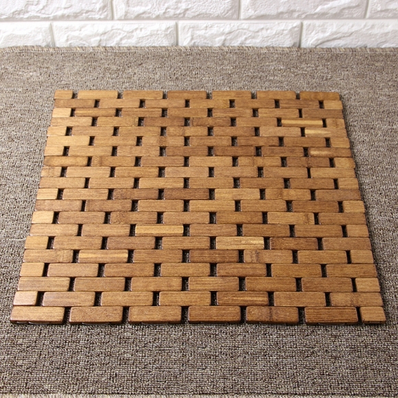 쿨썸머 벽돌무늬 대나무 방석(39cm)