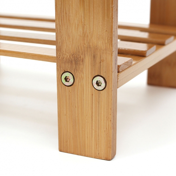 우드 미니선반 겸용 보조의자