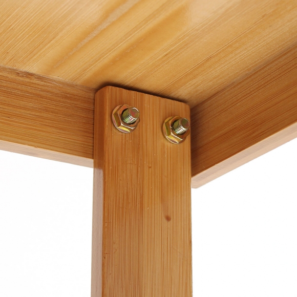 우드 미니선반 겸용 보조의자