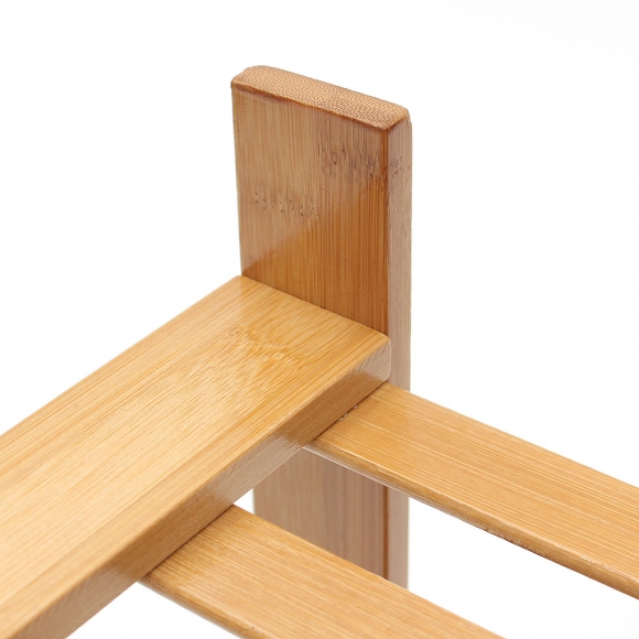 우드 미니선반 겸용 보조의자