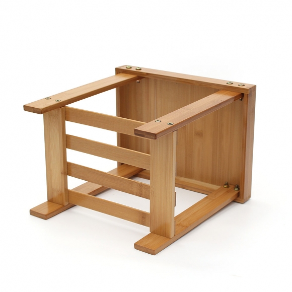 우드 미니선반 겸용 보조의자