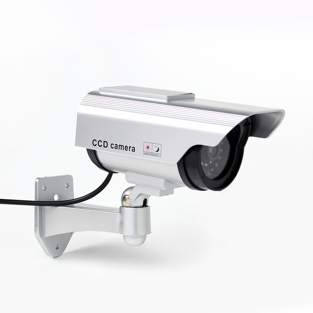 Oce 태양광 모형 감시 가짜 카메라 A1 모조 CCTV 감시 TV 벽부착 방범 카메라