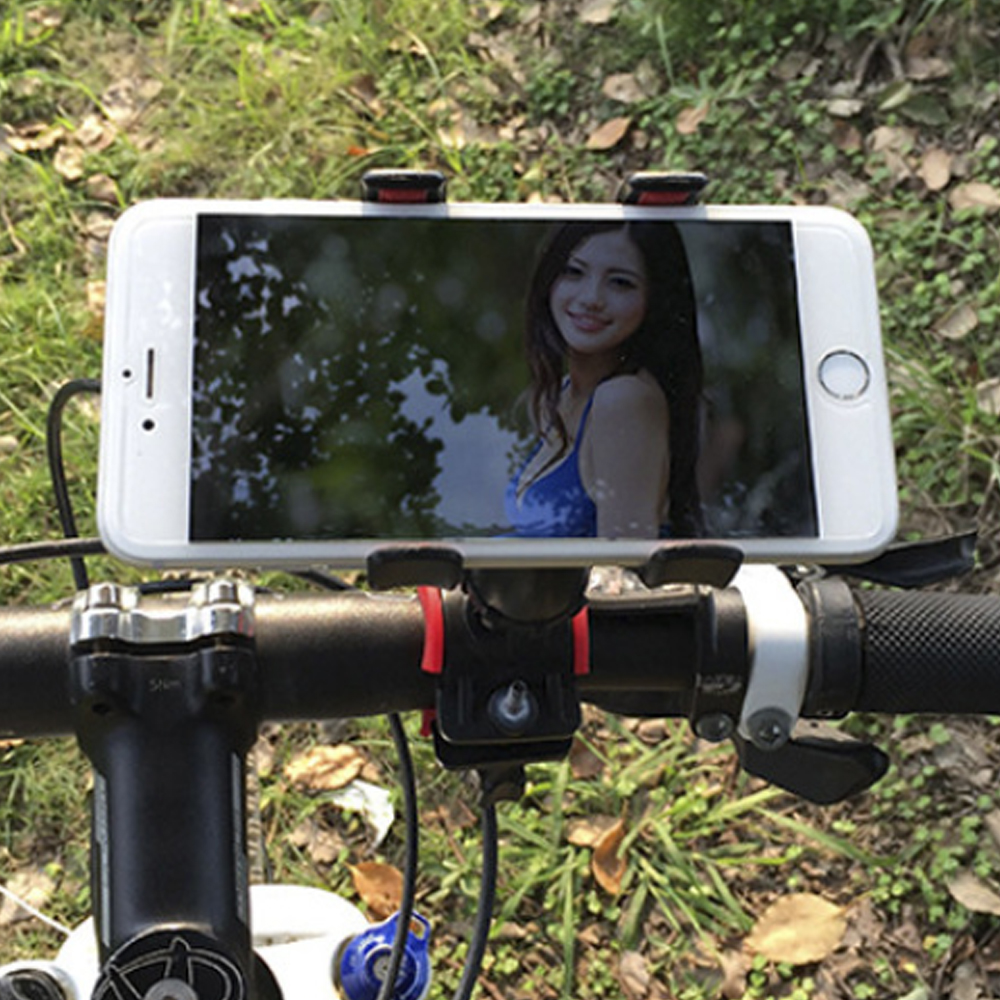 Oce 360도회전 핸드폰 집게 거치대 자전거 홀더 바이크 홀더 바이크 후크 핸드폰꽂이대