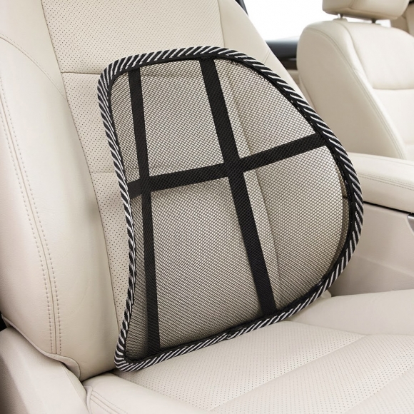 메쉬 등받이 허리쿠션(블랙)