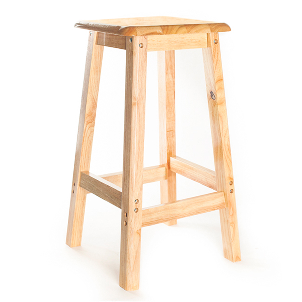 Oce 원목 바텐 의자 빈티지 높은 스툴 60cm 미니 테이블 주방 발받침 간이 탁자