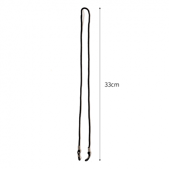 베이직 블랙 안경줄 12p세트(65cm)