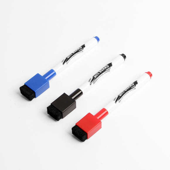 지우개달린 보드마카 3색세트