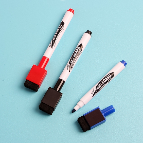 지우개달린 보드마카 3색세트