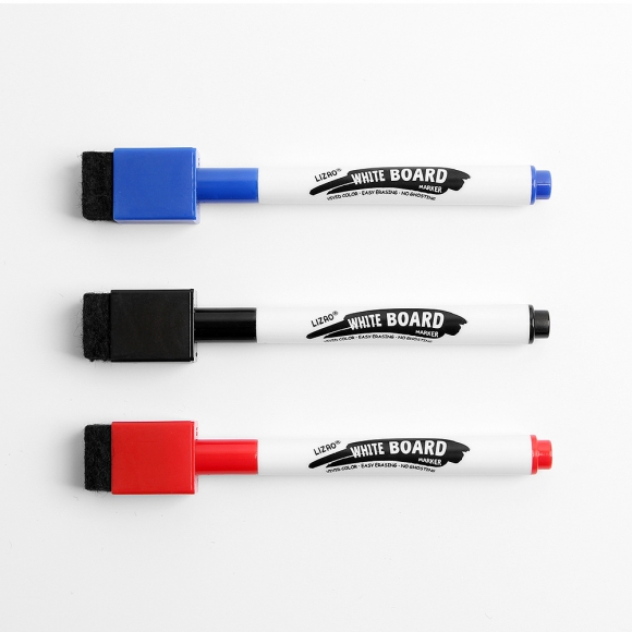 지우개달린 보드마카 3색세트