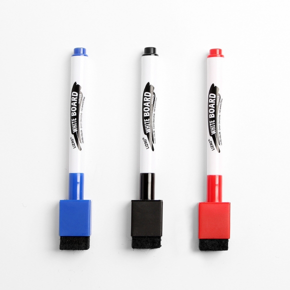 지우개달린 보드마카 3색세트