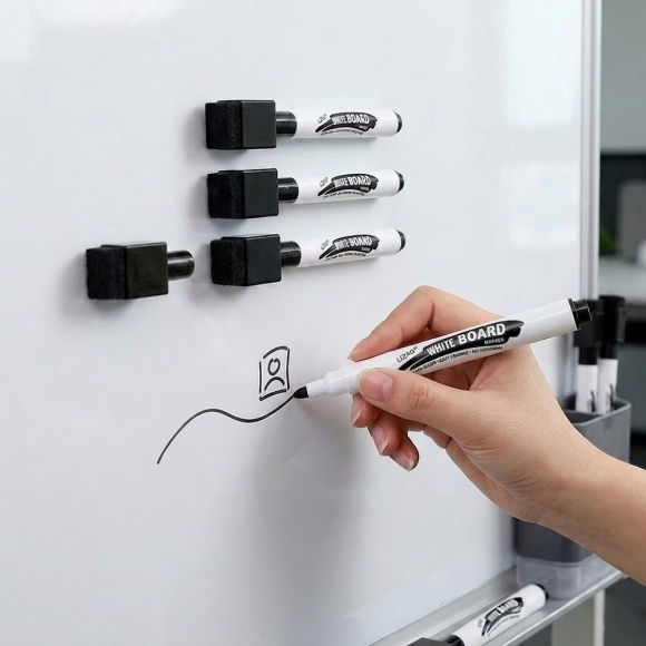 지우개달린 보드마카 3p세트(검정)