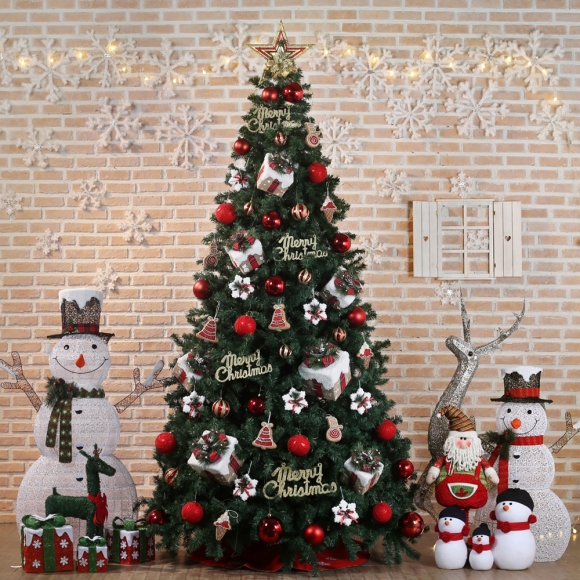 300cm 크리스마스 선물 스카치트리 풀세트 20(0524)/39(65357)/A전구(3)