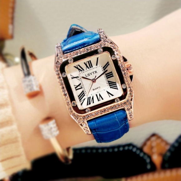 오젠스 여성 손목시계(블루)