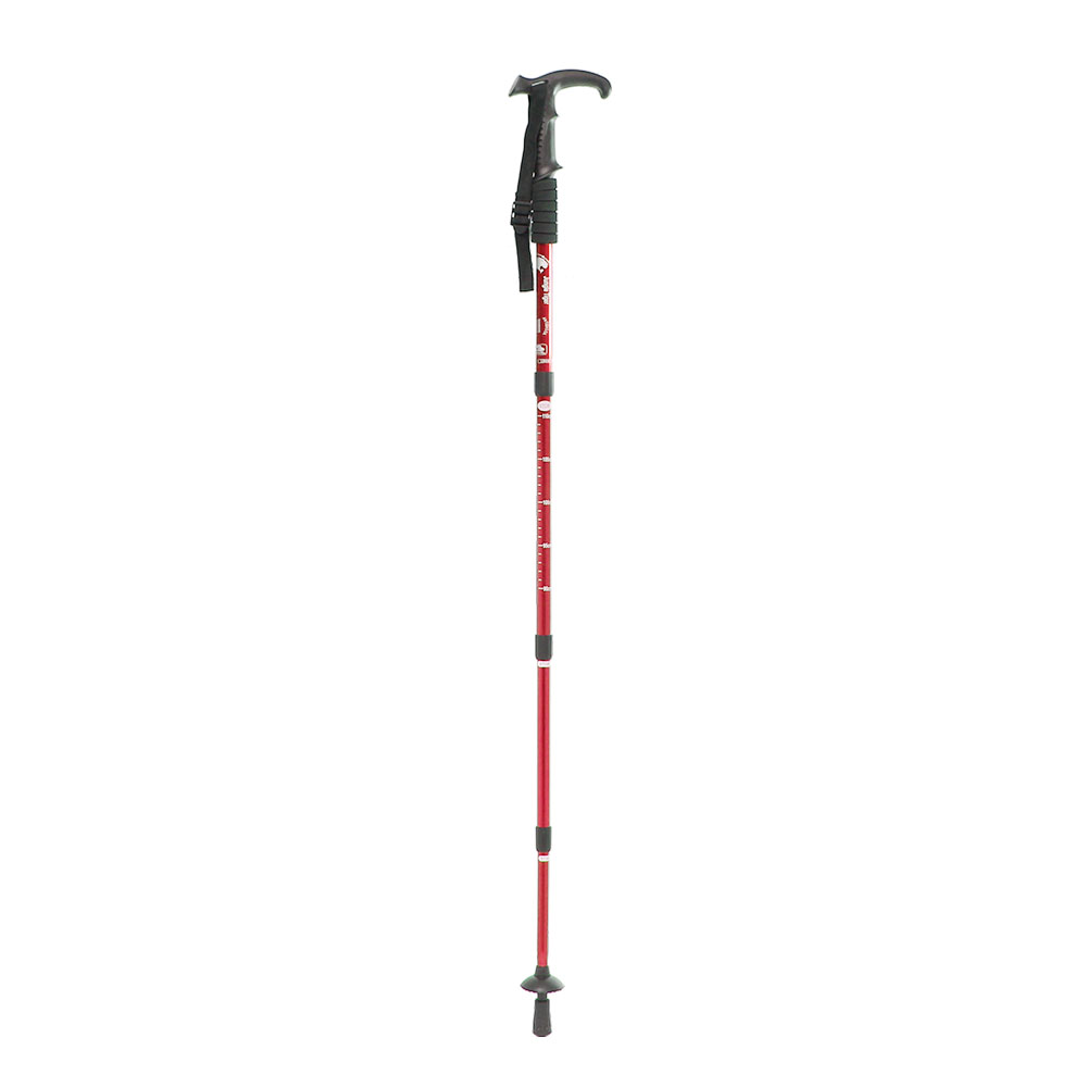 Oce 알루미늄합금 접이식 경량 등산 지팡이 T자 휴대용 산악 지팡이 산행 지팽이 가벼운 등산스틱
