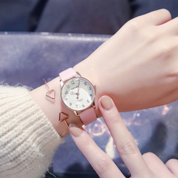 리클리 여성 손목시계(핑크)