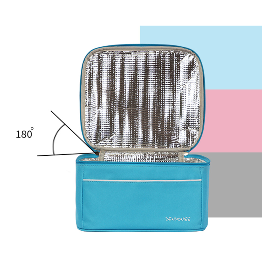 Oce 캠핑 보냉백 피크닉 가방 7.5L블루 휴대용아이스박스 알루미늄가방 배달은박가방