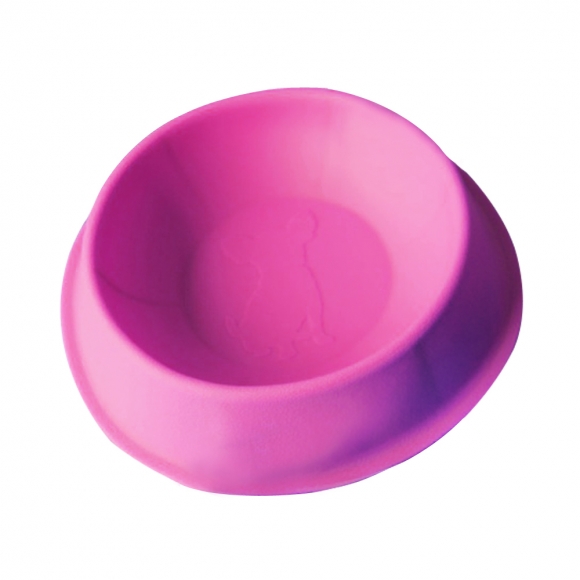 크라임썬 칼라풀 애견 식기(핑크) (13cmx4.5cm)