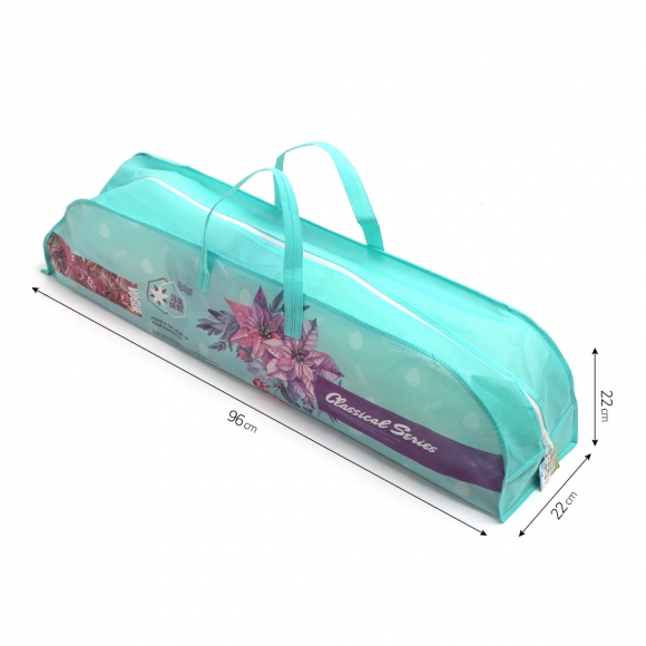 [리빙피스] 안젤라 커튼형 침대 모기장(200x220cm) (베이지)