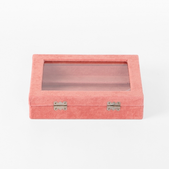 드림스 귀걸이 보석함(핑크) (20x15cm)