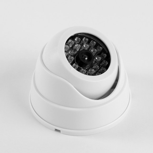 원형 모형 감시 카메라(화이트)
