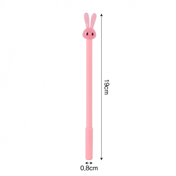 깜찍 토끼 중성볼펜(핑크) (0.5mm)