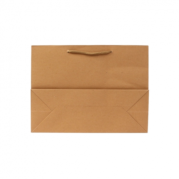 무지 가로형 쇼핑백(브라운) (28x20cm)