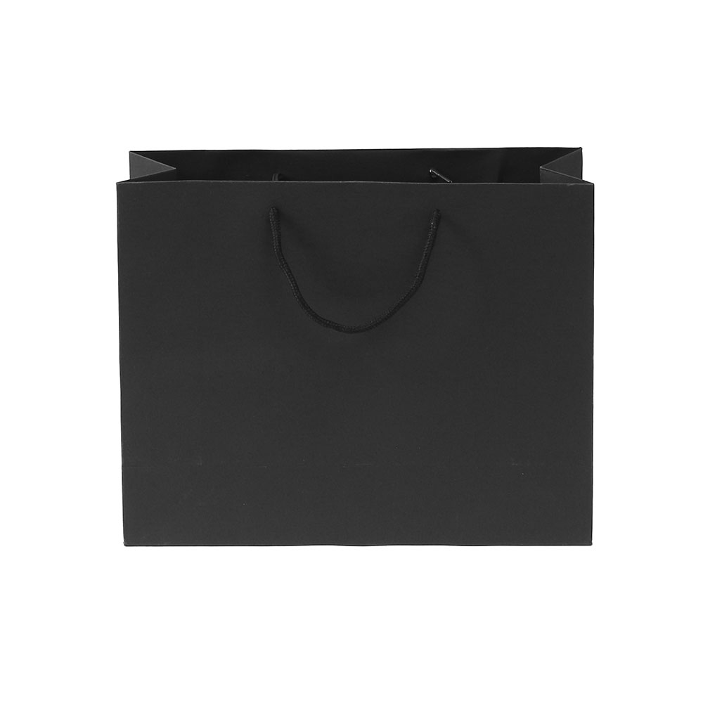 Oce 가로 무광 무지 선물포장 백 10p 블랙 28x20 선물 종이 백 포장 가방 기프트 패킹 케이스