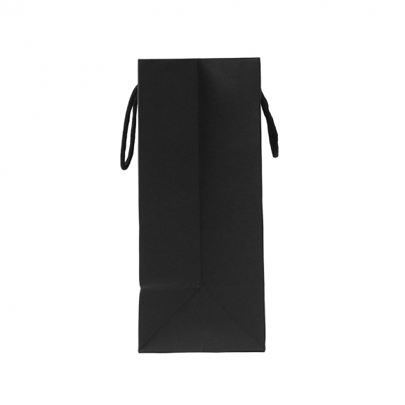 무지 가로형 쇼핑백(블랙) (28x20cm)