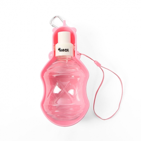 펫코코 휴대용 애견 물병(핑크) (280ml)