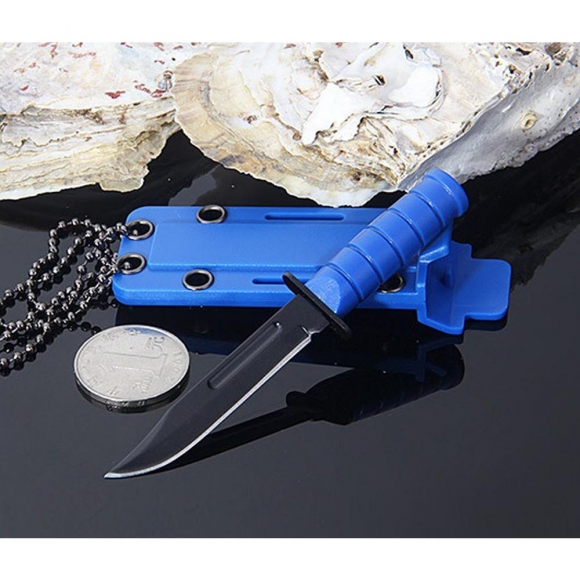 마스터 포켓 목걸이형 칼 MQ005(블루)