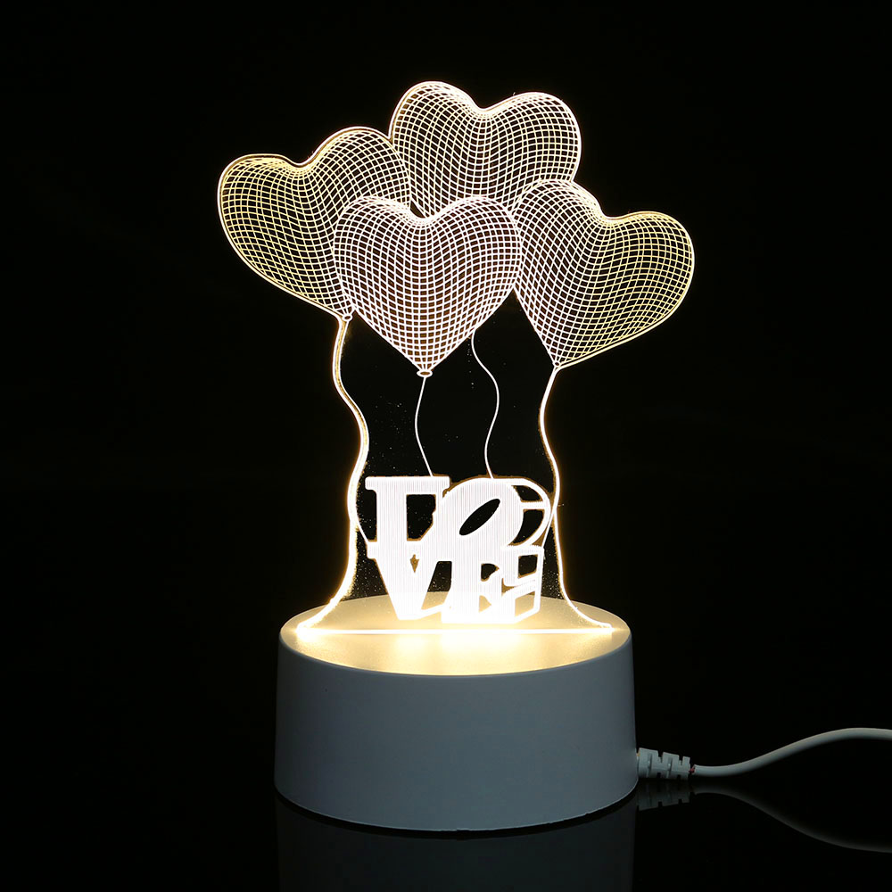 Oce 하트 LED 신혼 레터링 무드등 LOVE 글자 모형 조명 풍선전등 협탁수면수유등 은은한조명