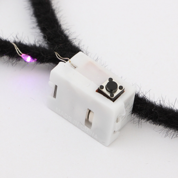 LED 큐티 고양이 머리띠(블랙)