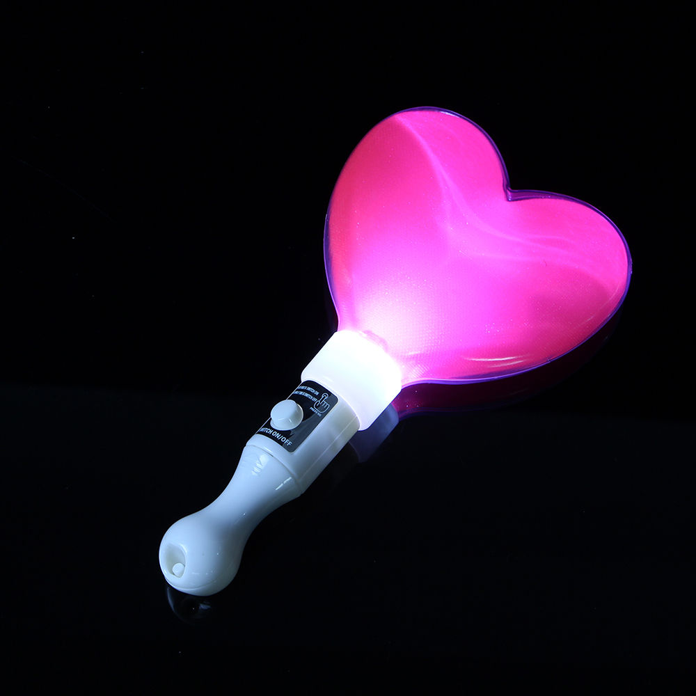 Oce 프로포즈 이벤트 야광 하트 봉 핑크 콘서트 미니 조명 야외 LED 봉 응원 도구 용품