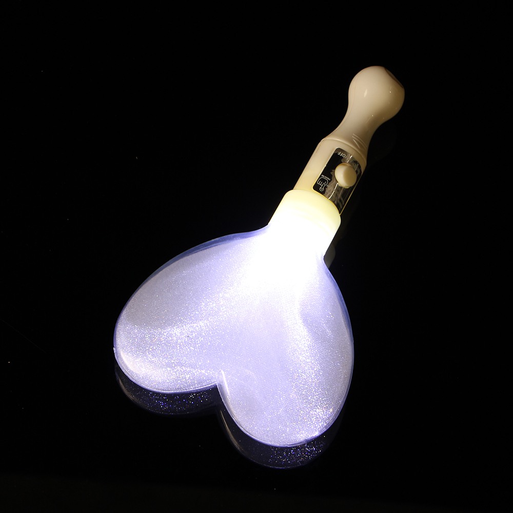 Oce 프로포즈 이벤트 야광 하트 봉 실버 야외 LED 봉 형광봉 응원봉 형광 바
