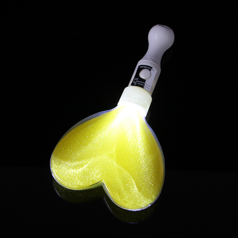 Oce 프로포즈 이벤트 야광 하트 봉 옐로우 불빛 도구 무드등 응원 도구 용품 형광 스틱